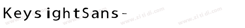 Keysight Sans字体转换